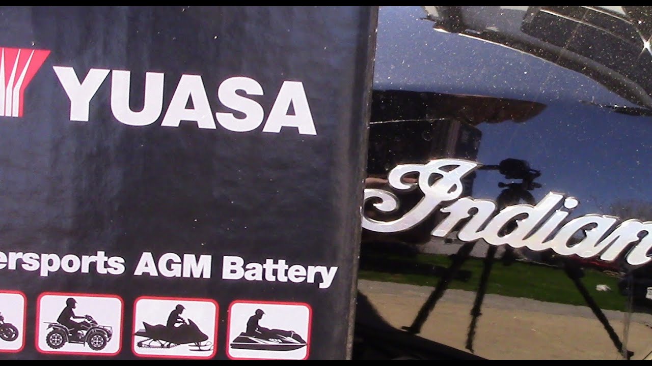 Indian Scout battery replacement