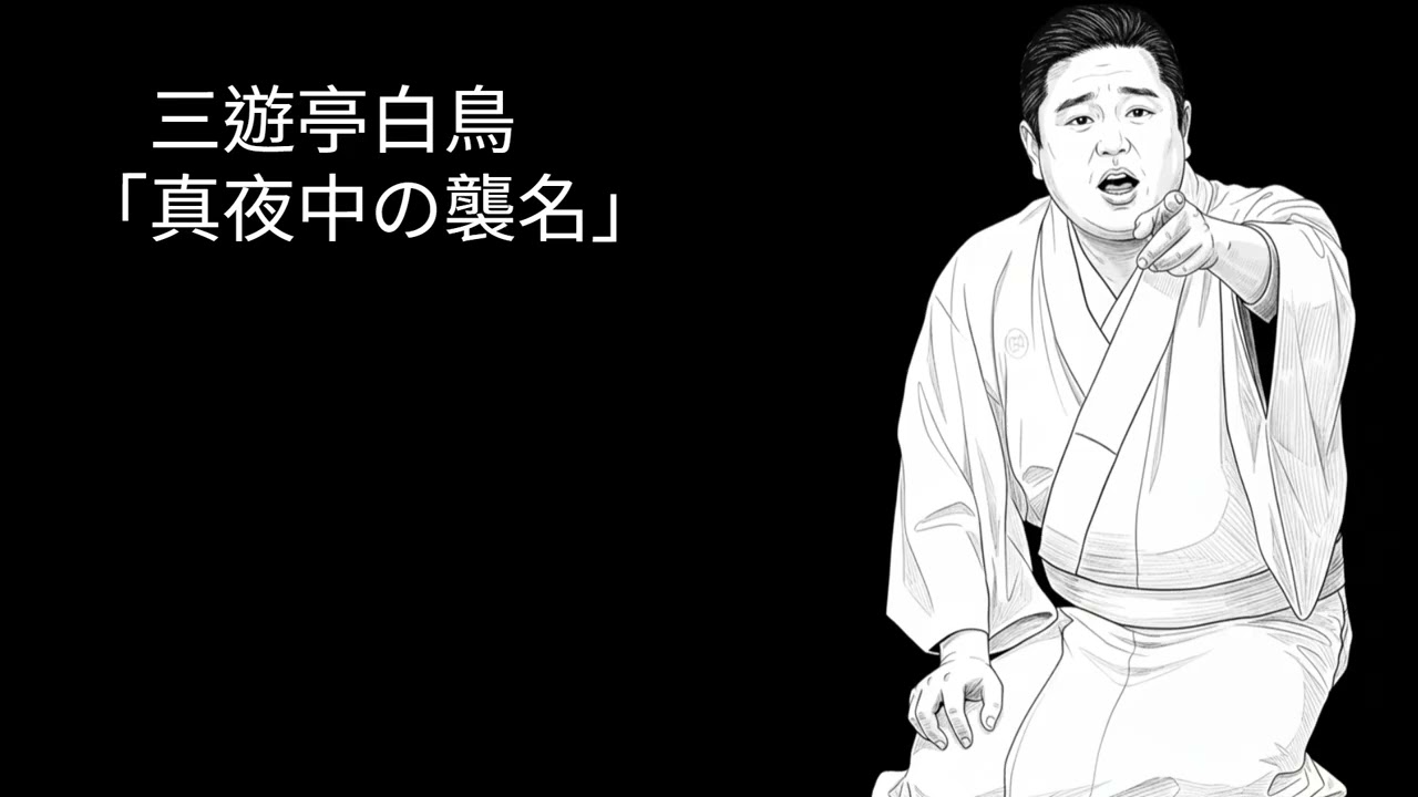 三遊亭白鳥　「真夜中の襲名」