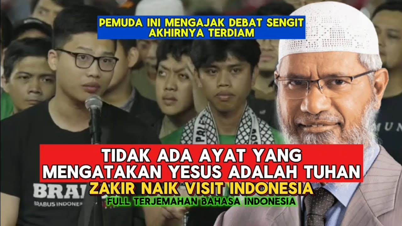 Dr. Zakir Naik: Bukti Nabi Muhammad Disebut dalam Bible | Debat Panas dengan Mahasiswa Kristen