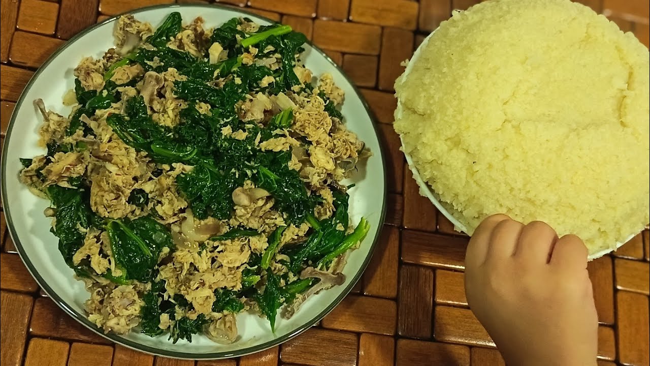 Having Ugali with my Arabic bestie... Dinner time 