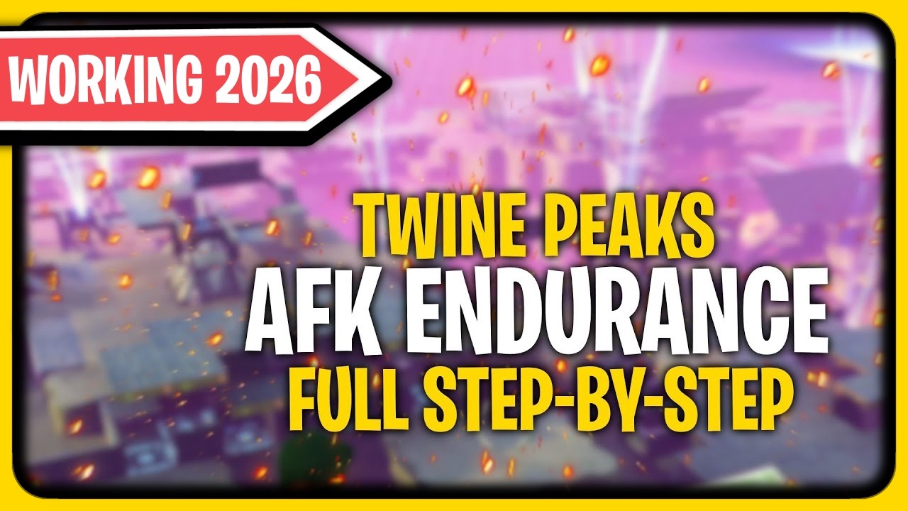 Fortnite STW Endurance AFK - Twine Peaks ENTIRE Build | Working 2025
