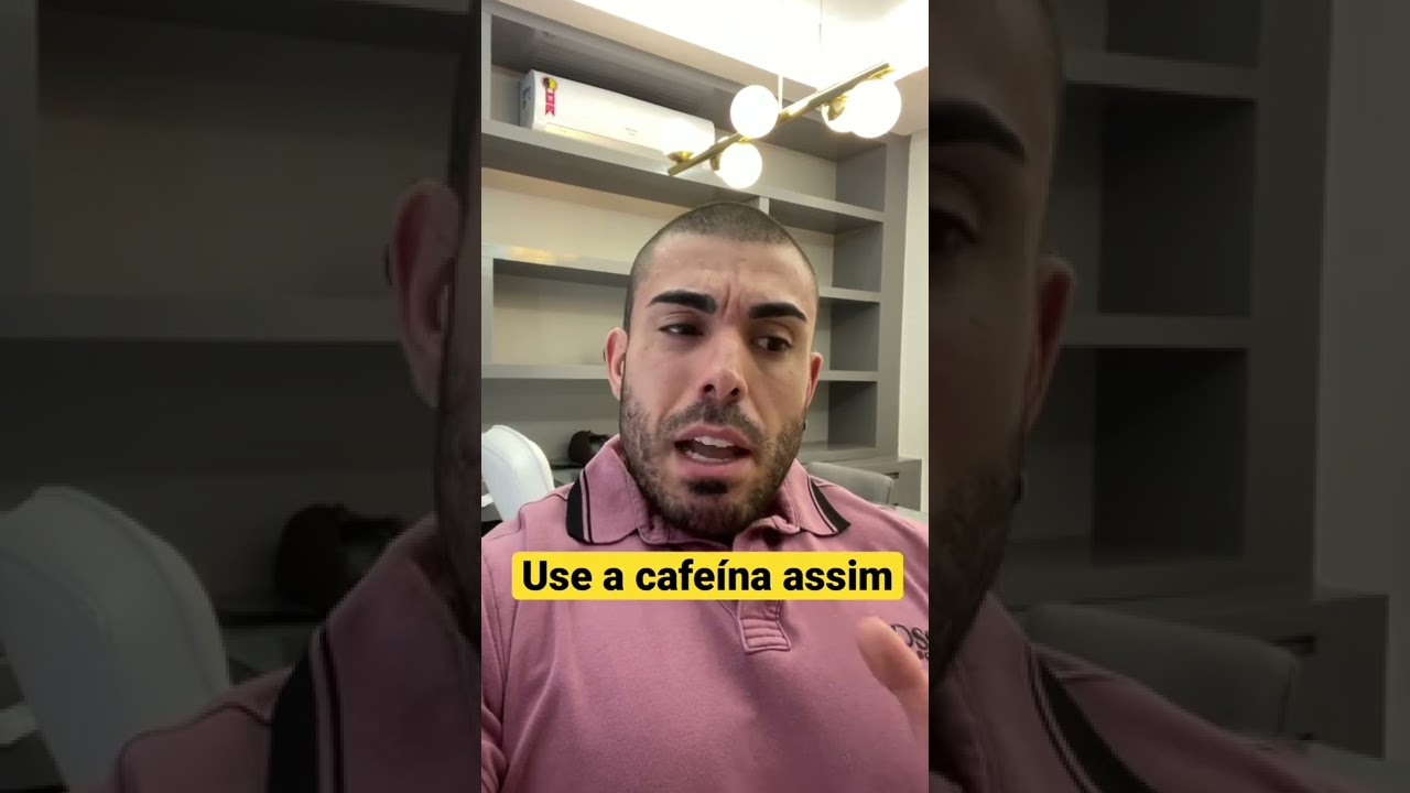Use a cafe&iacute;na assim.