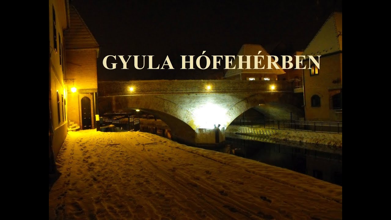 AMAZING HUNGARY, Gyula town in wintertime