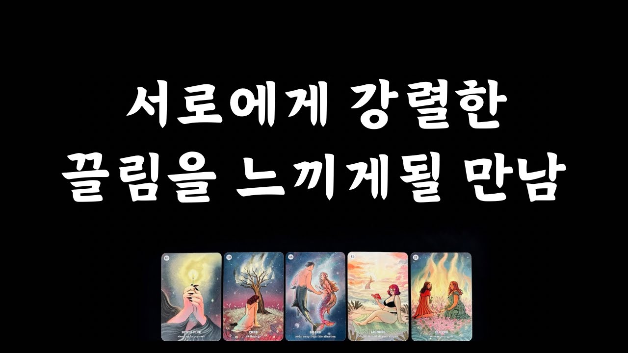 [타로] 서로에게 강렬한 끌림을 느끼게될 만남💘