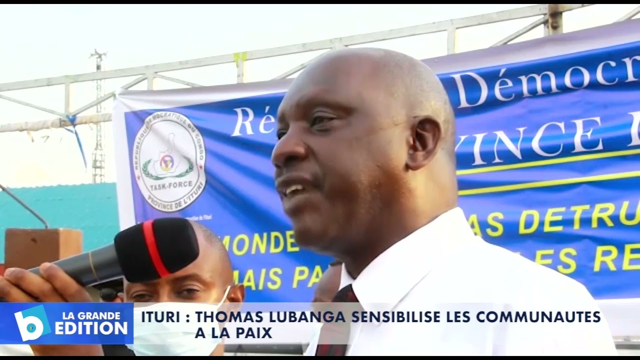 Ituri: Thomas Lubanga sensibilise les communautés à la paix