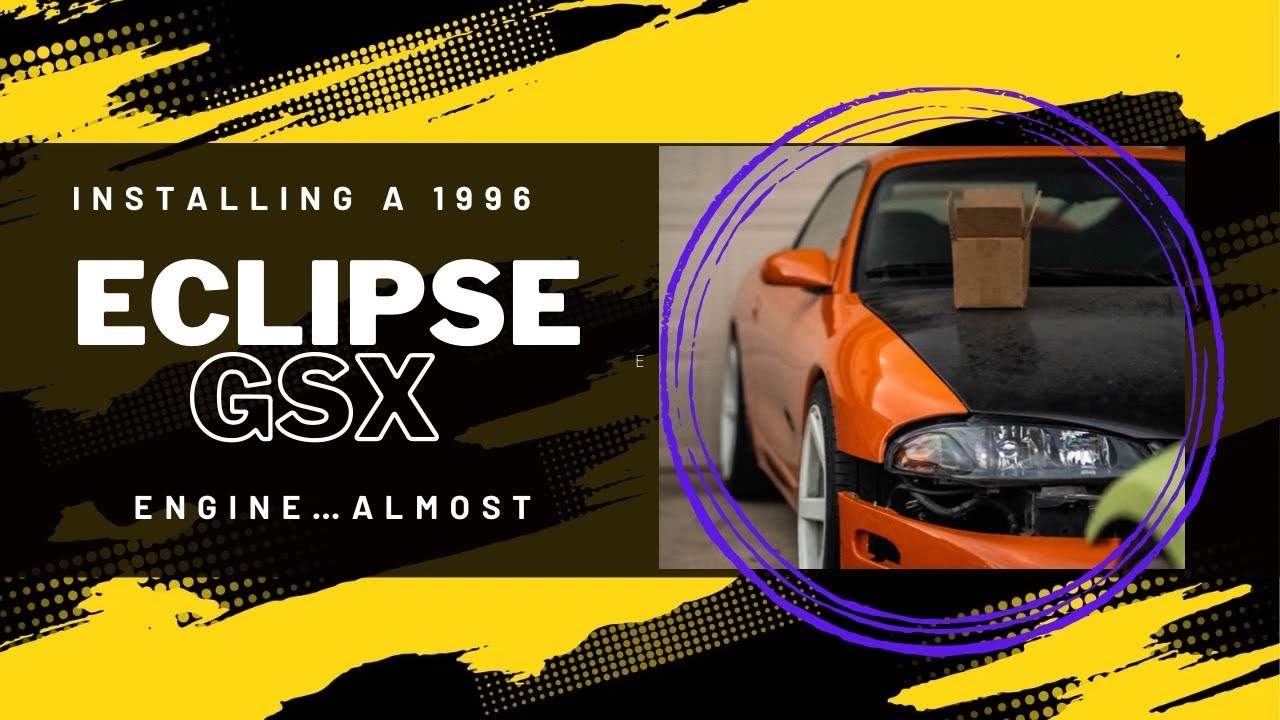 1996 Eclipse GSX Engine Install Part 1 | Removed Stripped Flywheel bolt from the Crankshaft