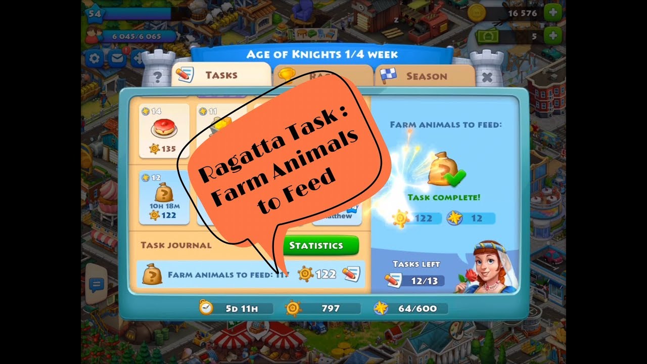 Township : Ragatta Special Tasks - Feed Farm Animals