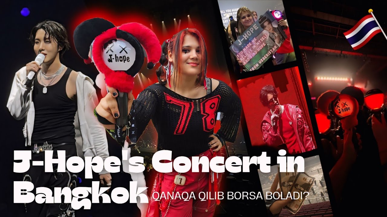 J-Hope on the stage Concert in Bangkok 2025 / Nimilani bilshila shart ?! / Nechi pul ketti?