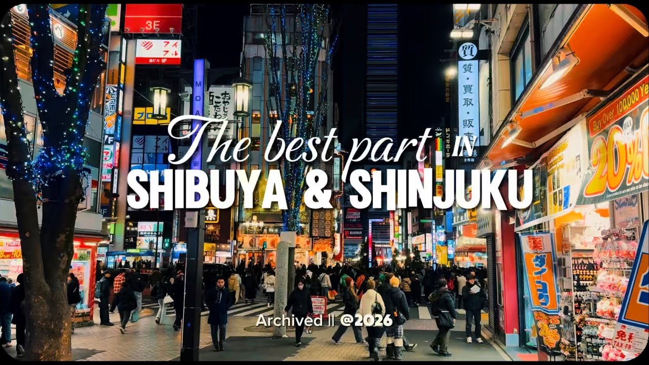 Exploring Shibuya & Shinjuku 🇯🇵 Tokyo’s Brightest Streets!