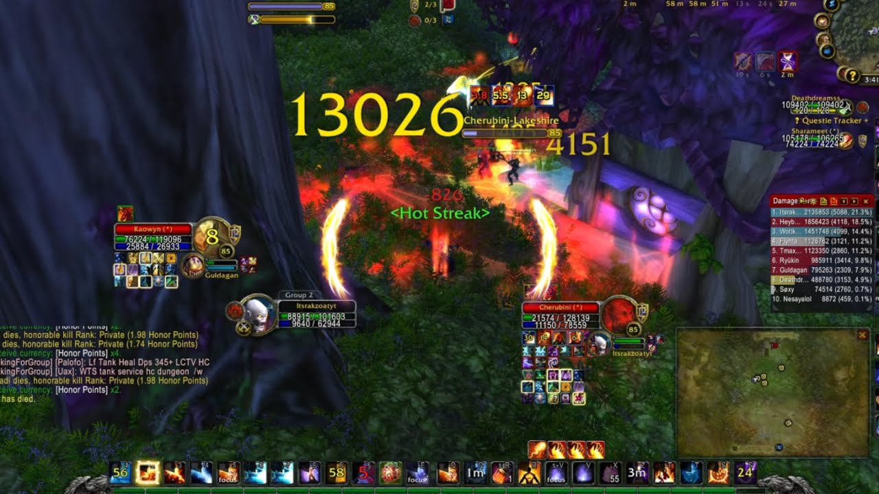 Fun BG Fire Mage Solo PvP (0 Deaths) CATA CLASSIC