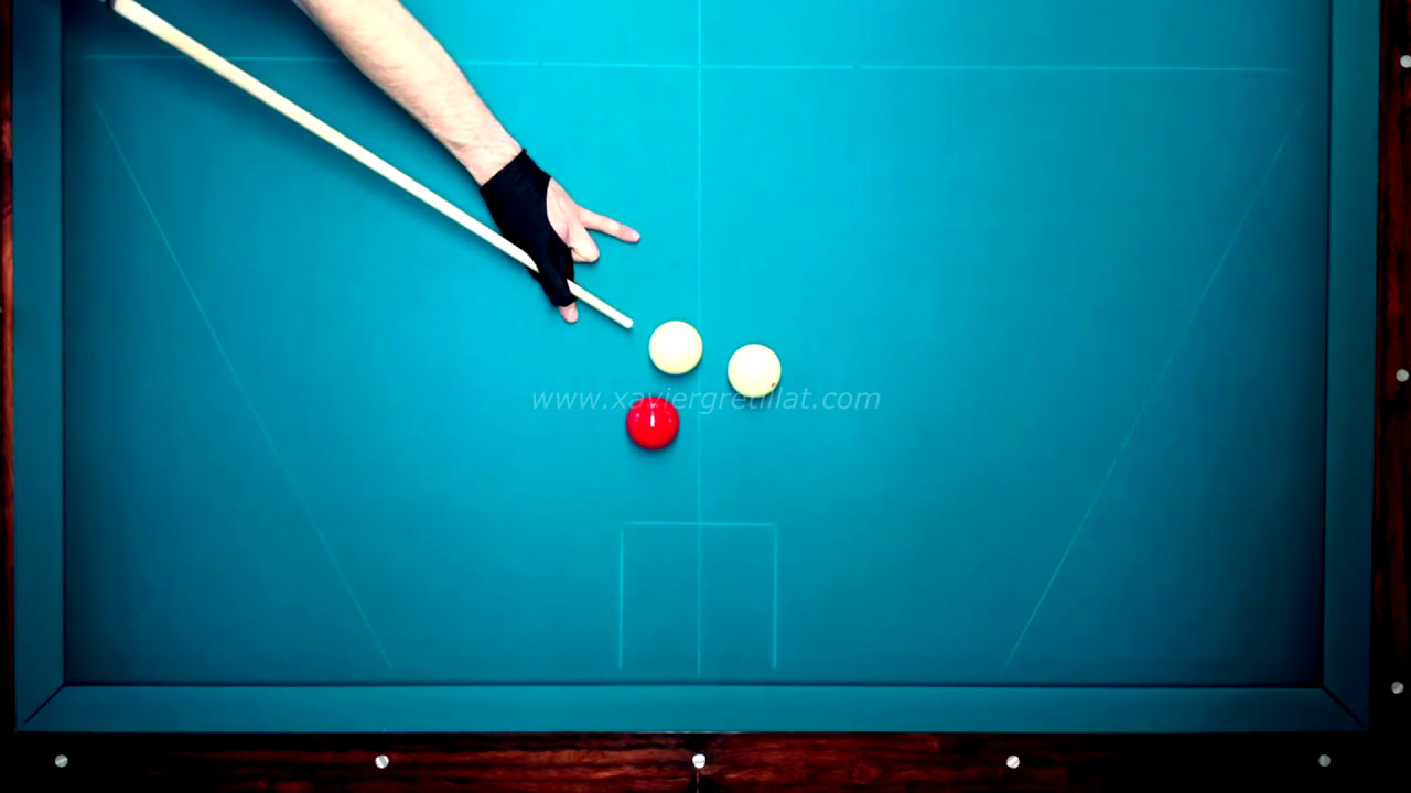 Billard fran&ccedil;ais - Billiard E-Learning Free game 100 attempts to america position (81% success) 2016