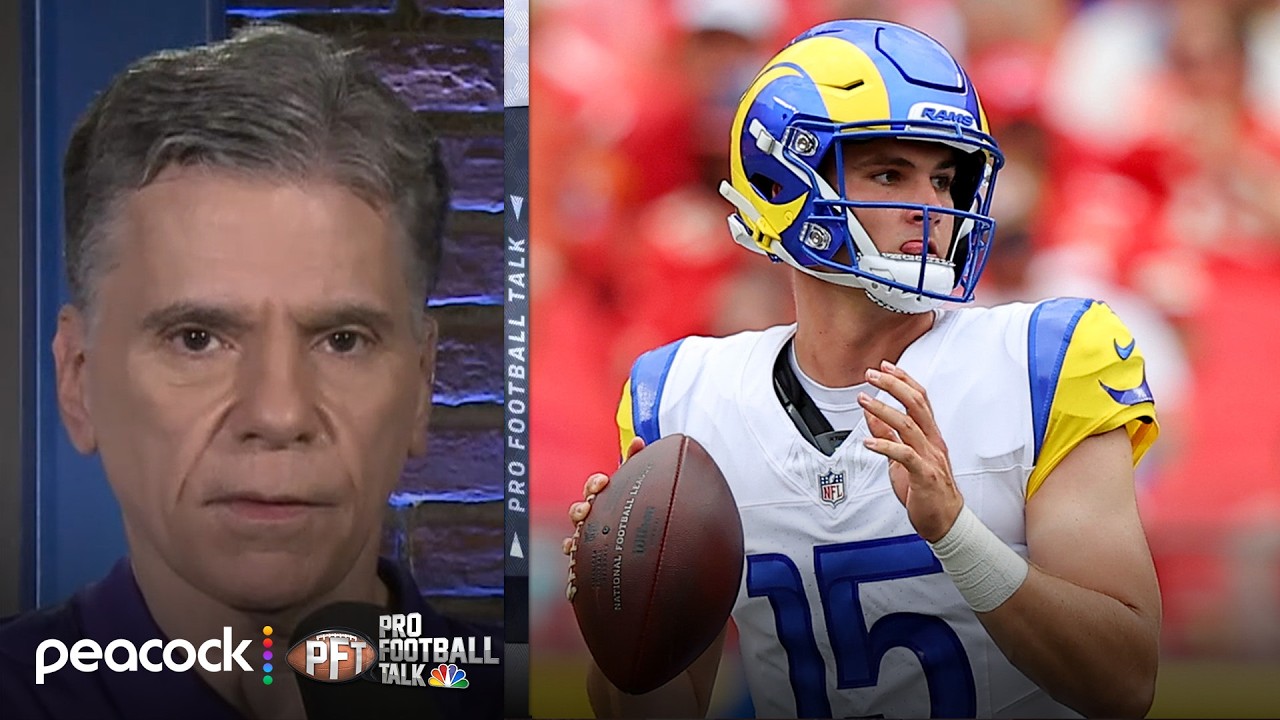 Ty Simpson &lsquo;passed the test&rsquo; in first preseason game with Rams | Pro Football Talk | NFL on NBC