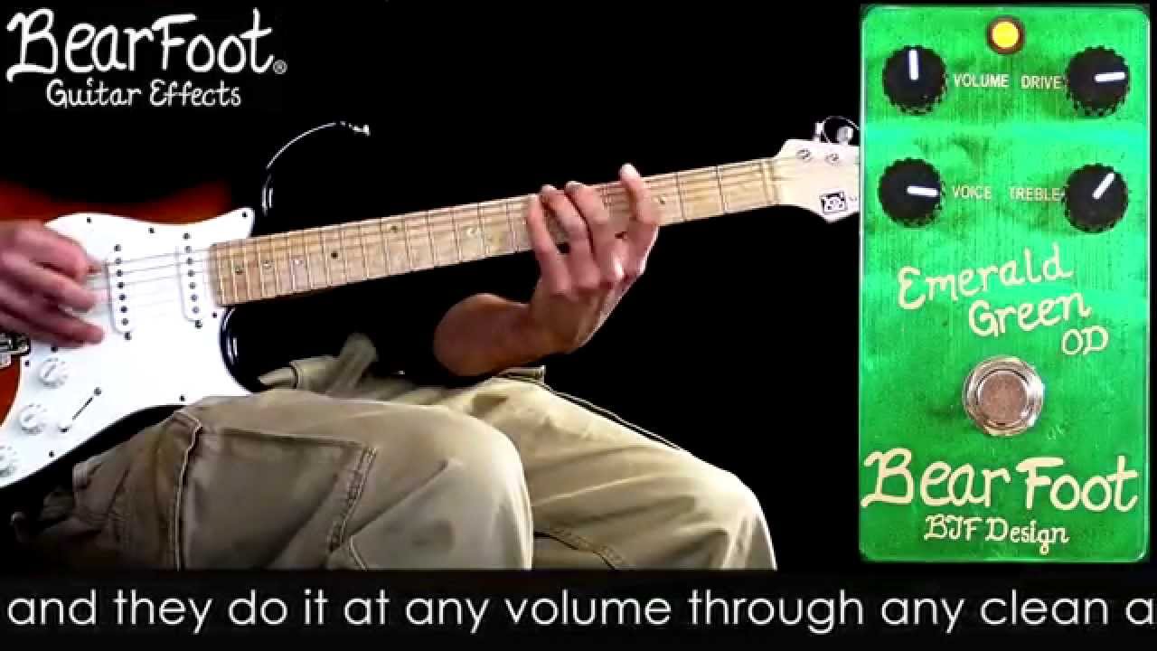 Bearfoot Fx Emerald Green Overdrive