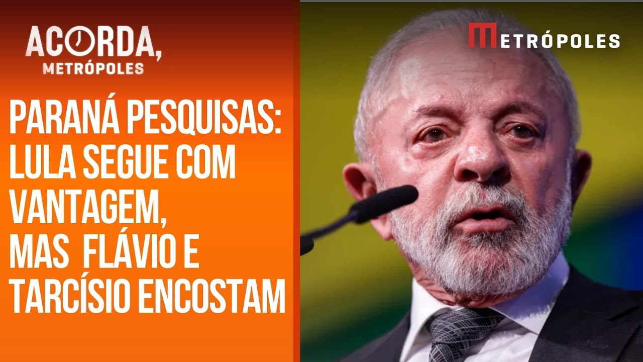 Paraná Pesquisas traz Lula líder e Flávio Bolsonaro melhorando performance