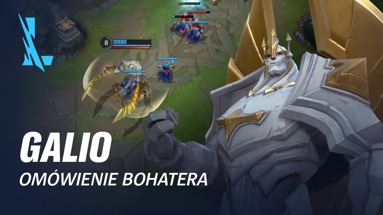 Prezentacja bohatera Galio | Rozgrywka &ndash; League of Legends: Wild Rift