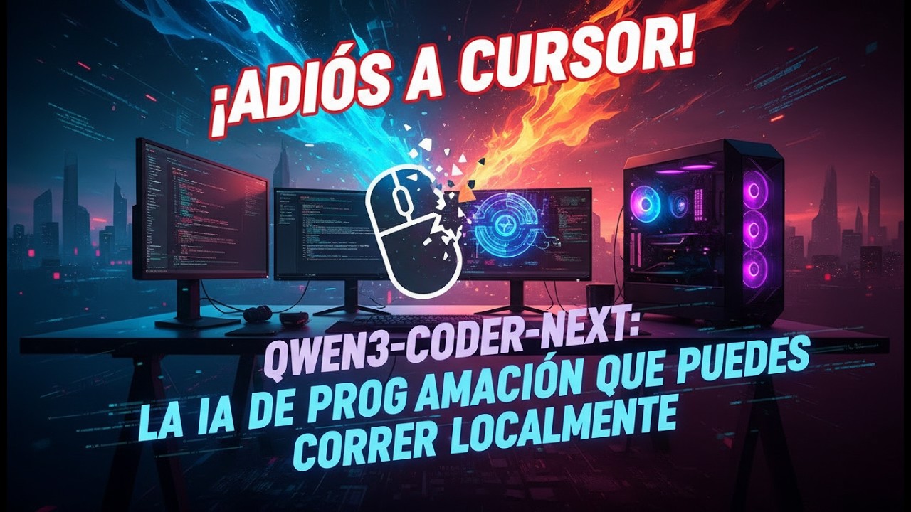 ¡Adiós a Cursor! Qwen3-Coder-Next: La IA de Programación que puedes Correr Localmente