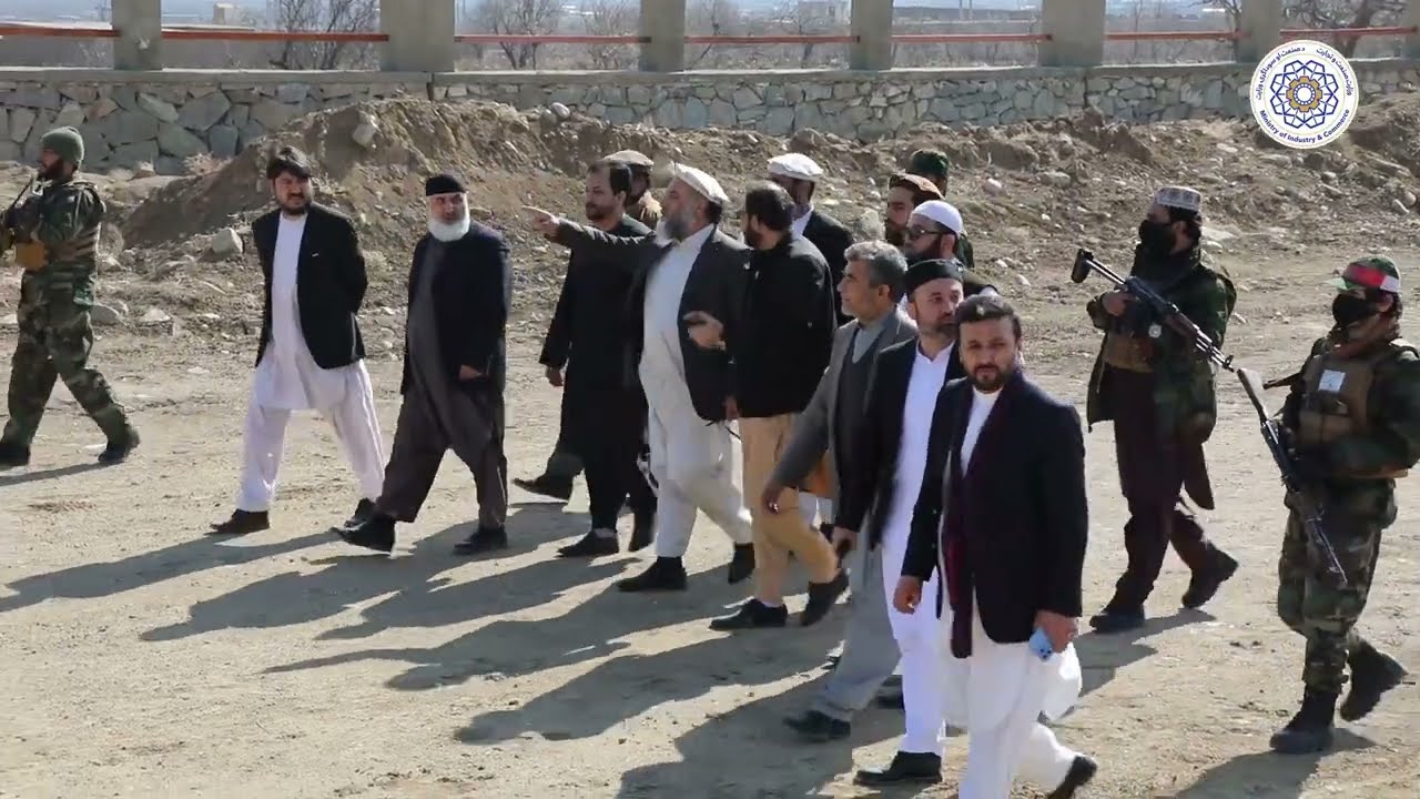 بازدید سرپرست وزارت  صنعت و تجارت از پارکهای صنعتی باریک آب، لوگر و سنجد دره