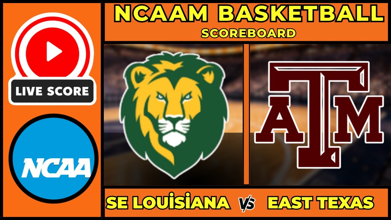 🔴 LIVE: SE Louisiana vs East Texas A&M | NCAAM Basketball Scoreboard | Feb 15 | Southland Clash