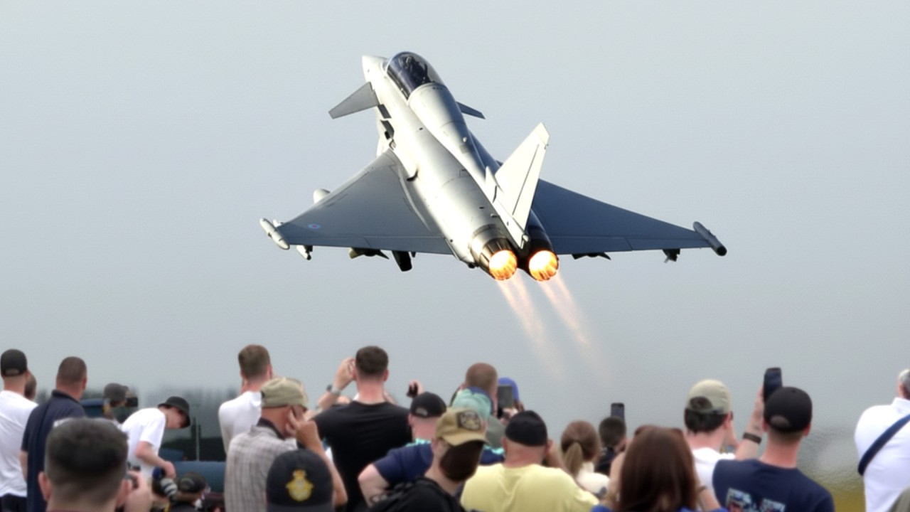Eurofighter Typhoon | Самое БРУТАЛЬНОЕ выступление реактивного самолета в истории!