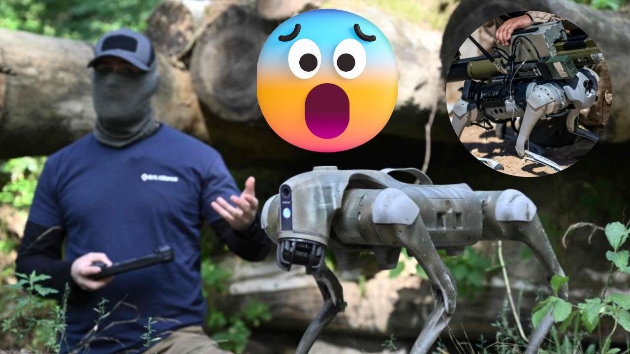 LETALES : Los Perros robot militares que usa UCRANIA en combate