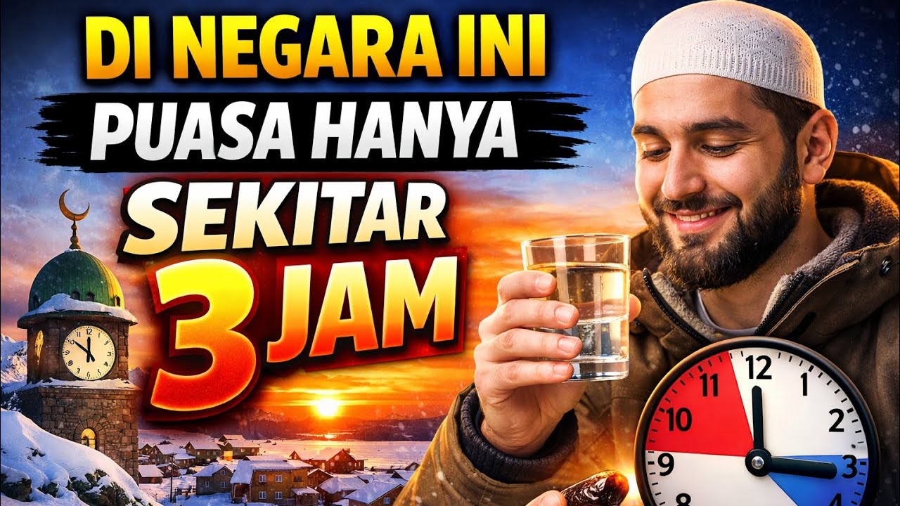 PUASA TERSINGKAT DIDUNIA!!HANYA 3 JAM SETELAH SAHUR 