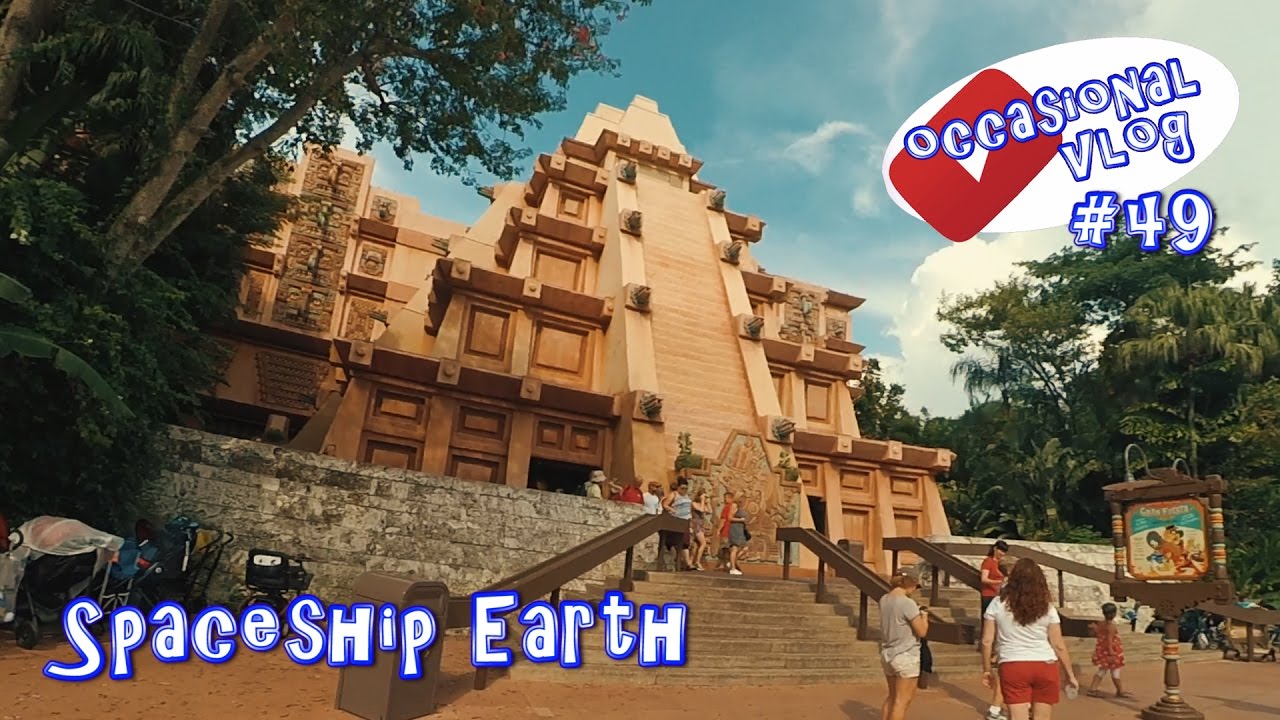 Walt Disney Wolrd's Epcot, Spaceship Earth. Occasional Vlog #49