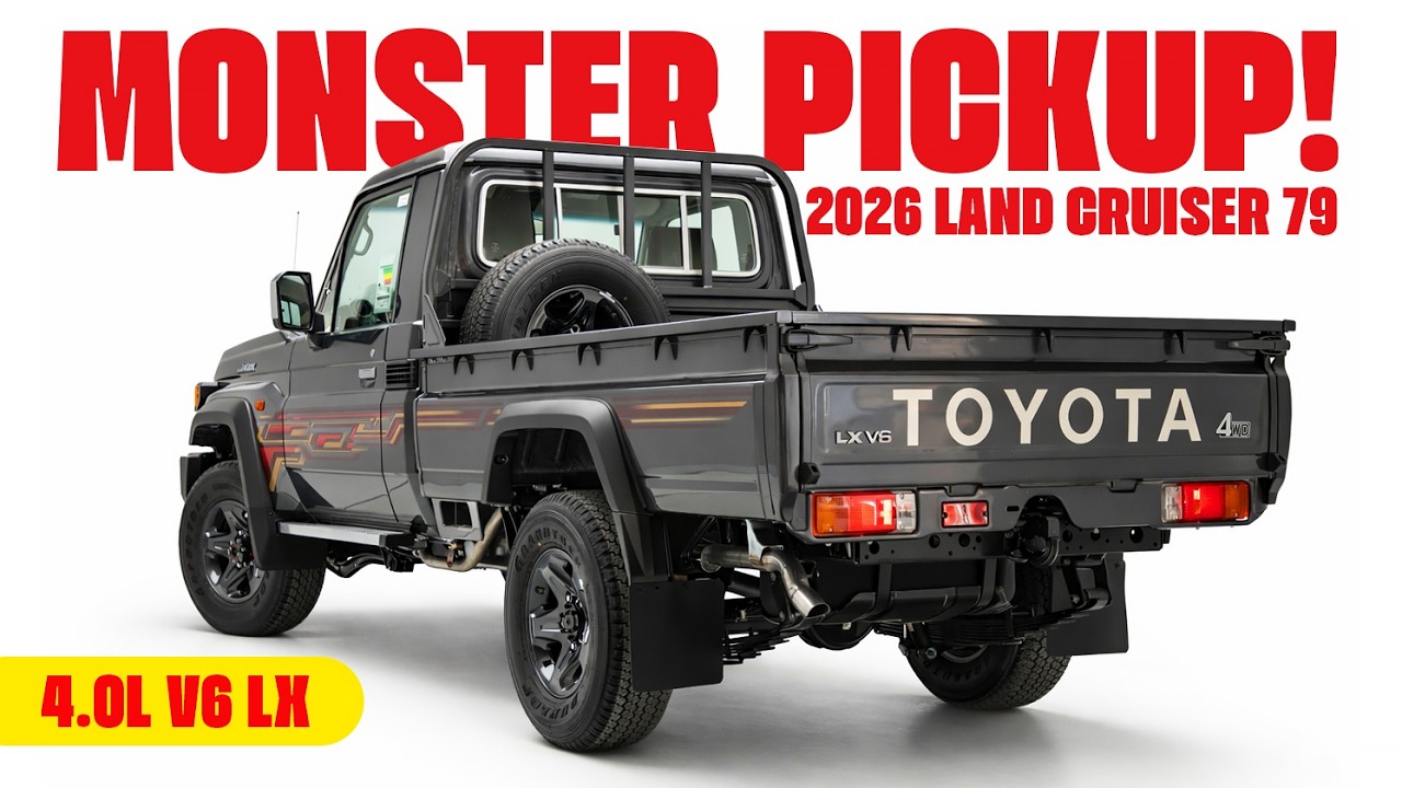 New 2026 Toyota Land Cruiser 70 Series Pickup Truck Complete Walkaround