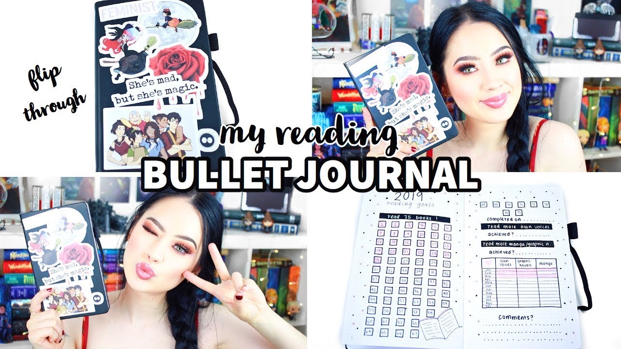 MY READING BULLET JOURNAL SET UP & READING JOURNAL UPDATE | Flip Through & Tips