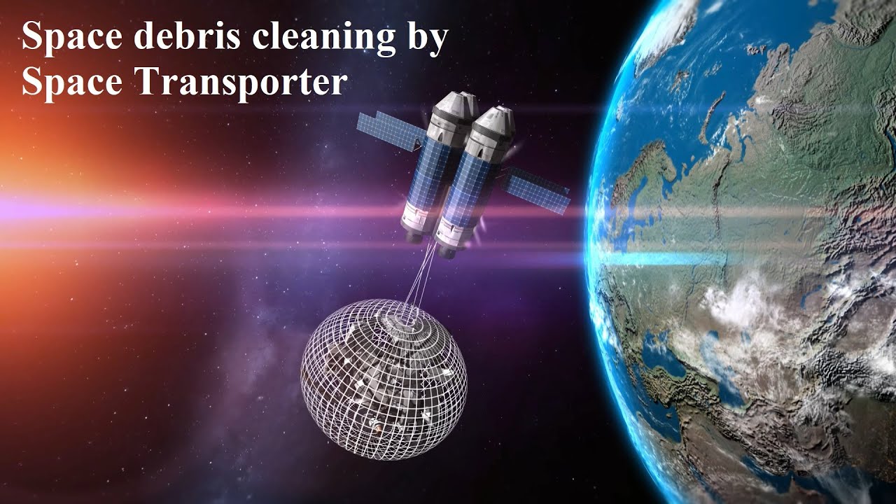 Space Debris | New space technology to clean space from space debris by Space Transporter