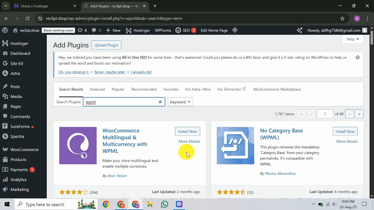How To Set Up WordPress Multilingual Site in Hostinger