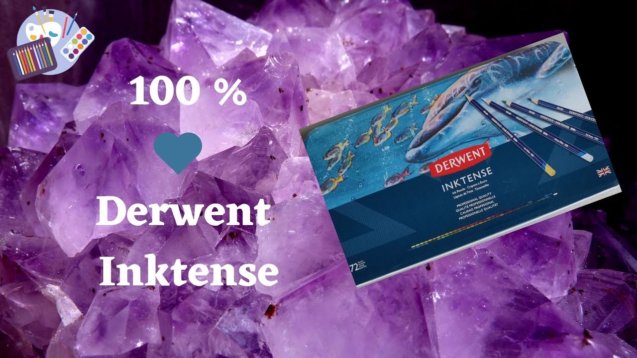 100% | Derwent Inktense 💙