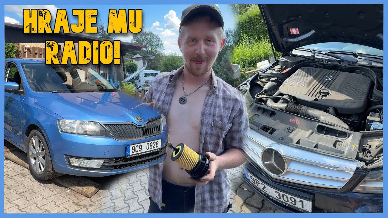 Koupili jsme Škodu Rapid🔧 Preparace Alternátoru z Mercedesu 🔧 Míš Maš vlog_148