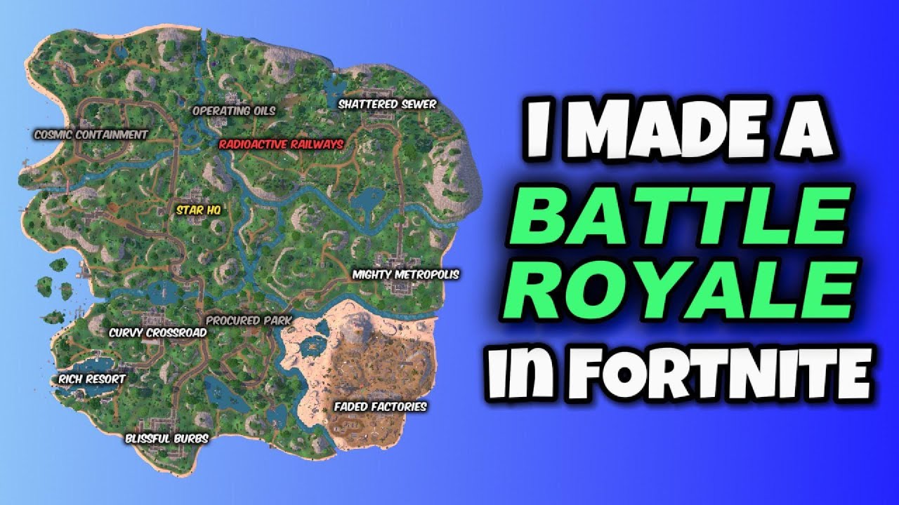 I Made a Battle Royale Map in UEFN! - Part 2 [Fortnite Creative]