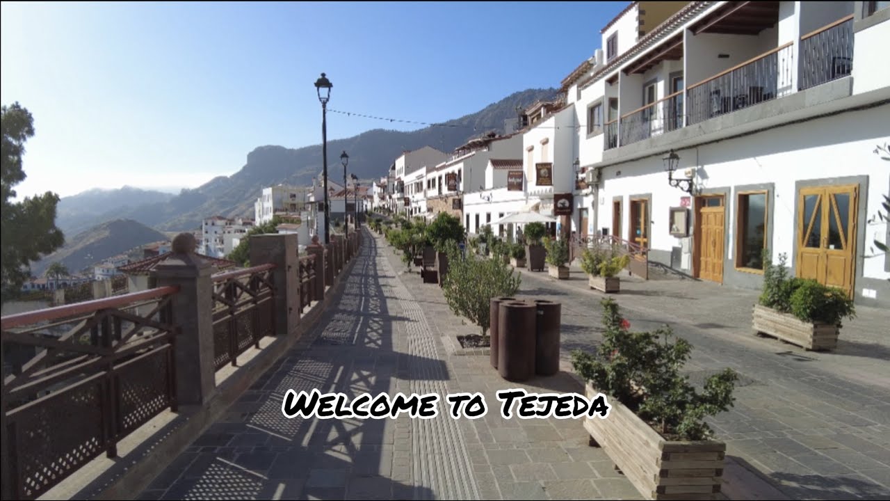 [4K] Walk with us in Tejeda, Gran Canaria
