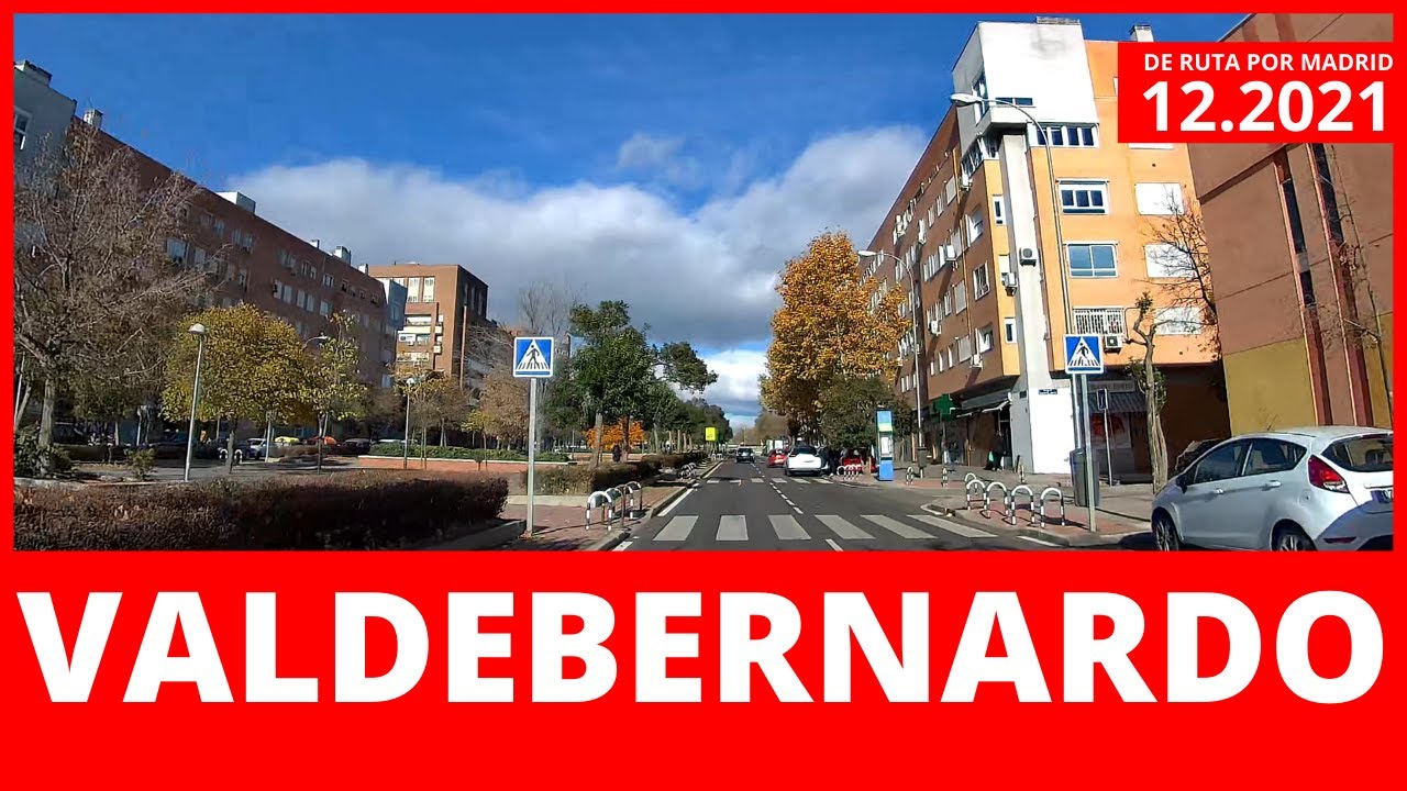 🌲 VALDEBERNARDO (12.2021) | 🚙 De ruta por Madrid (Dashcam Madrid)