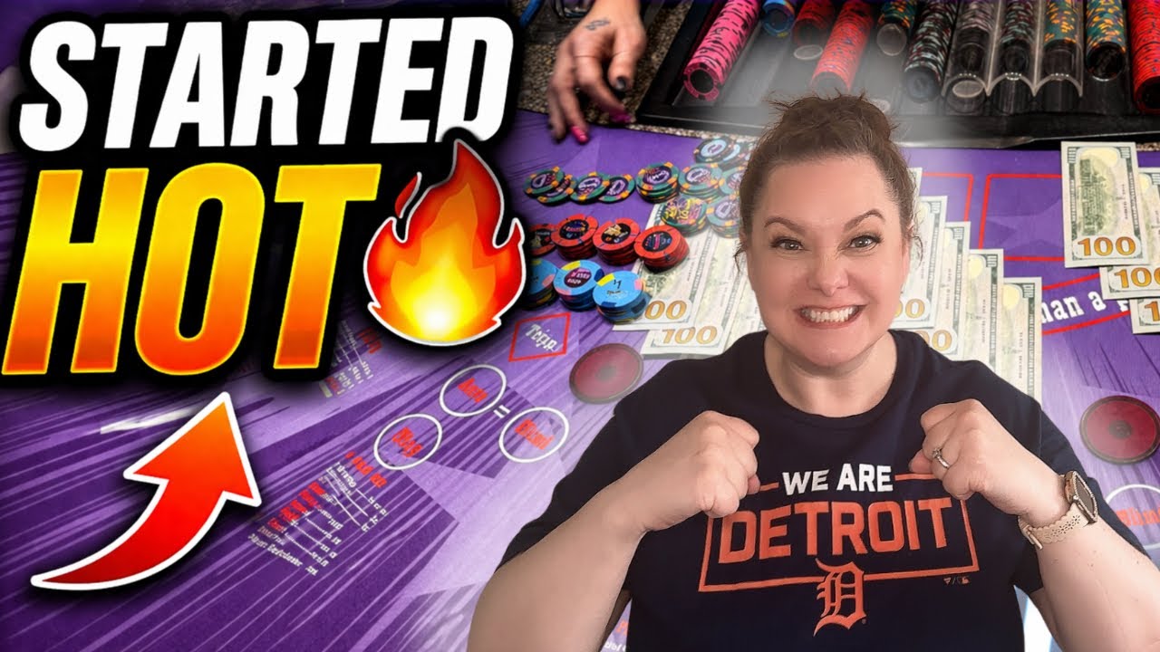 STARTED OFF HOT! 🔥🔥 ULTIMATE TEXAS HOLD 'EM in LAS VEGAS!