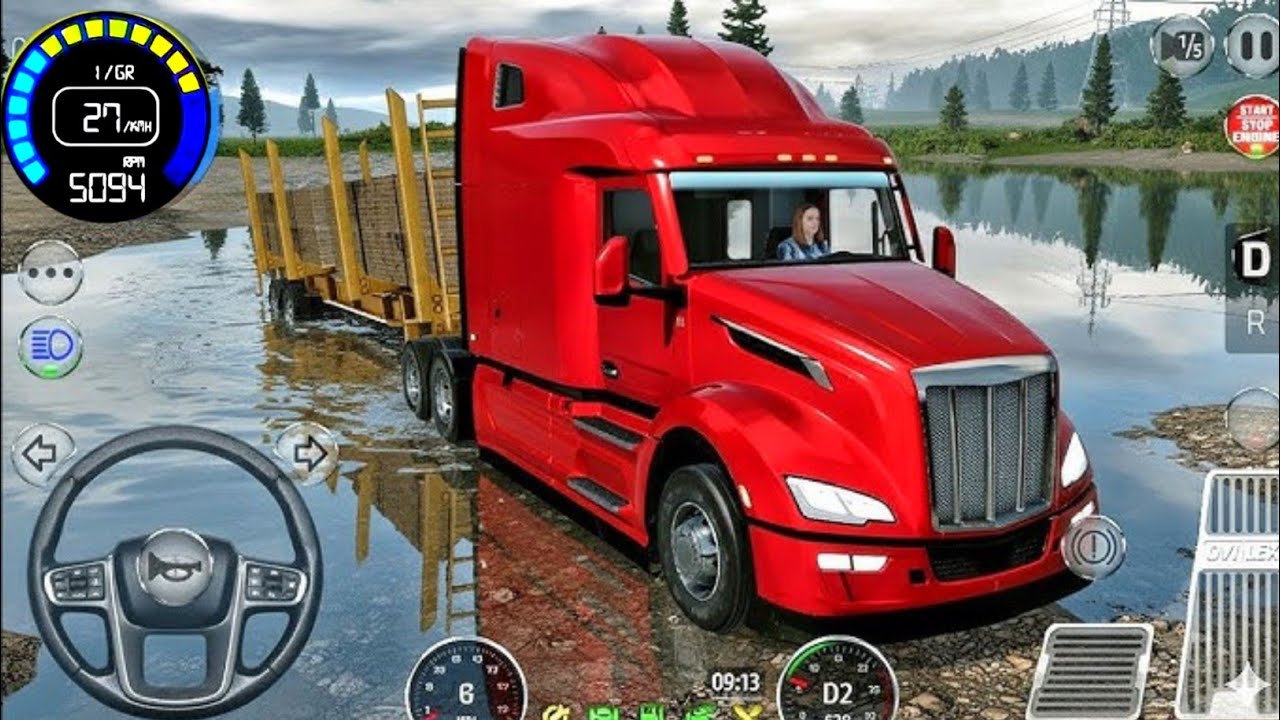 Truck Simulator Ultimate Mobile Gameplay - Truck Games - Container Transport