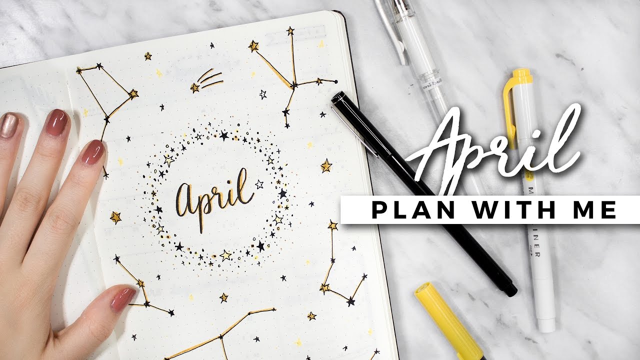 PLAN WITH ME | April 2017 Bullet Journal Setup