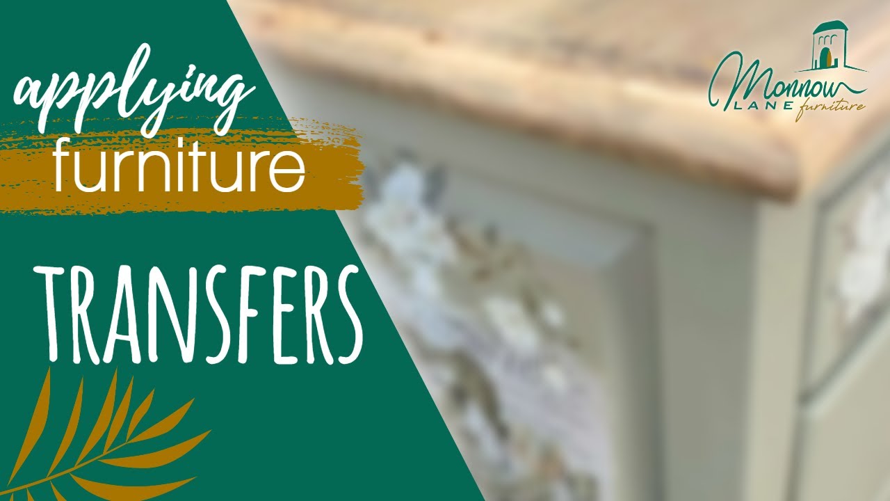 Furniture makeover using transfers | all in one mineral paint