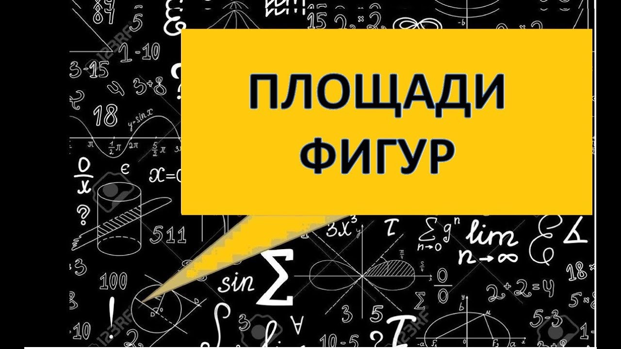 Площади фигур. Формулы. Площадь треугольника Площадь параллелограмма. Площадь трапеции, ромба