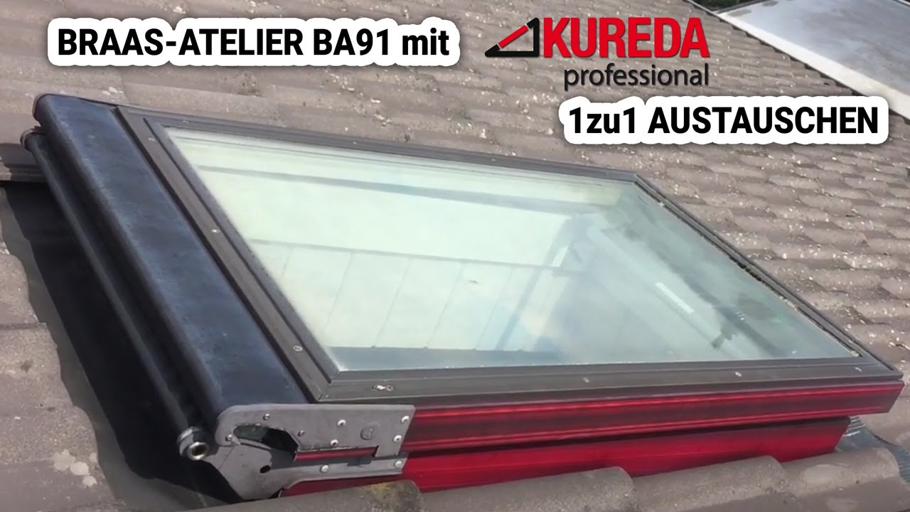 Braas Dachfenster 1zu1 austauschen | KUREDA professional 1zu1Austauschdachfenster