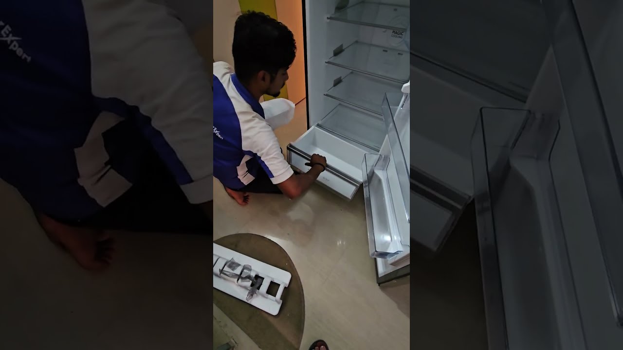 Candy 328L Refrigerator Installation and demo (Haier company)
