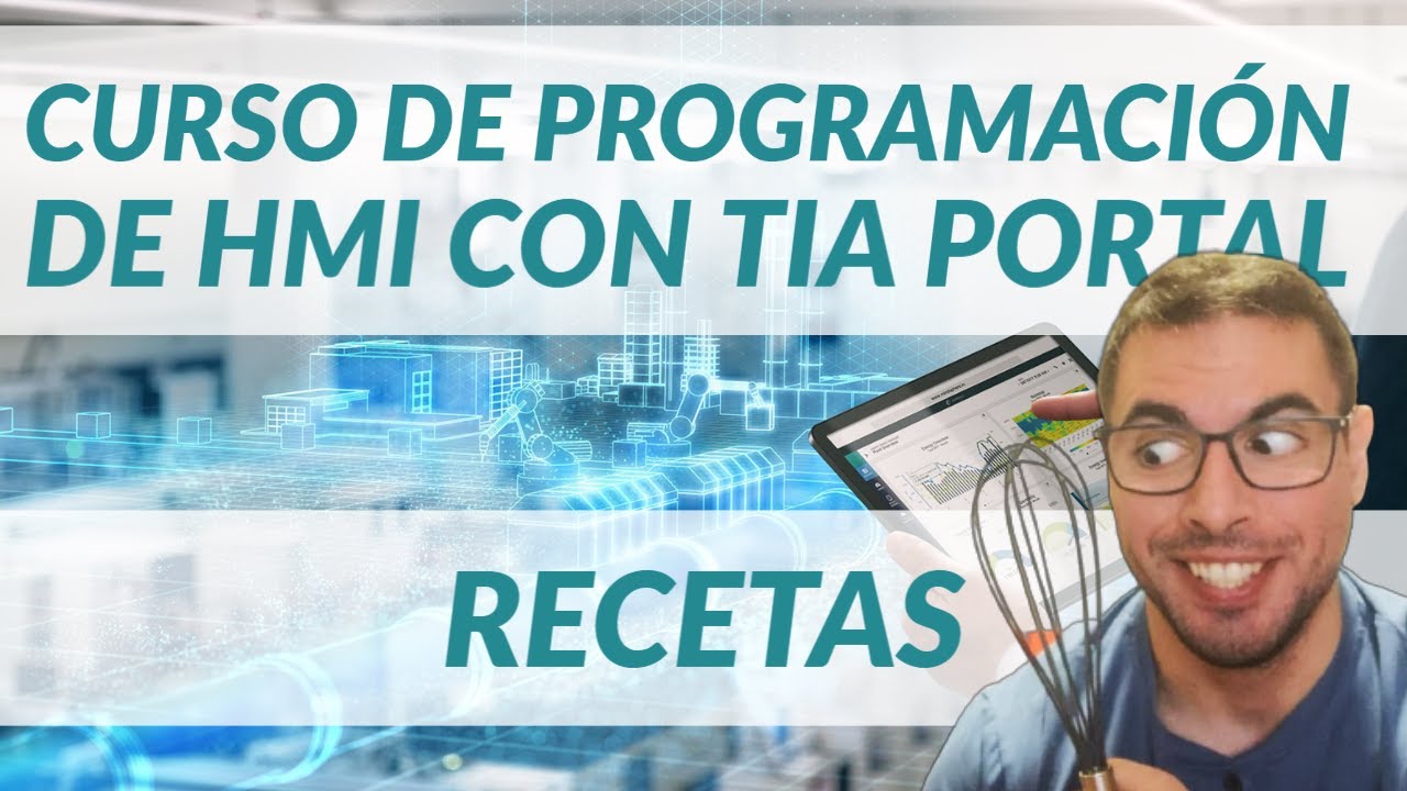 Cómo Hacer RECETAS en TIA Portal con WinCC Paso a Paso✅ (Curso HMI Siemens)