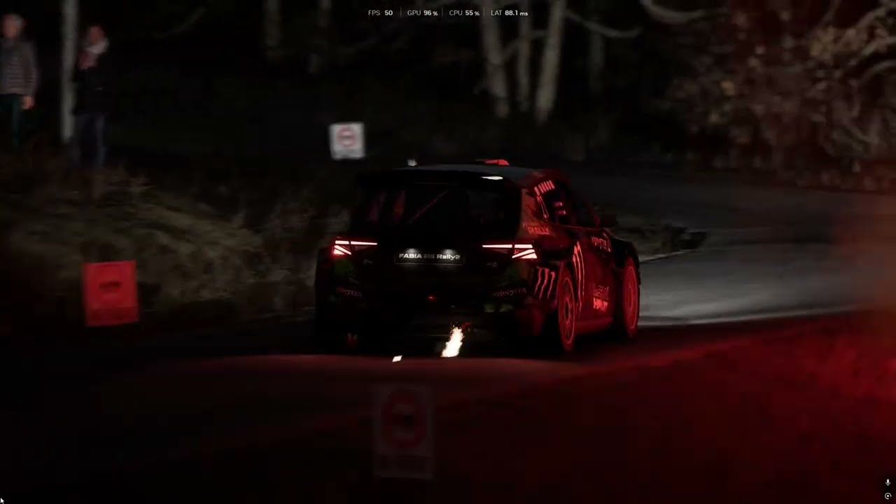 Monte Carlo at Night – Fire, Flares & Pure Rally Atmosphere