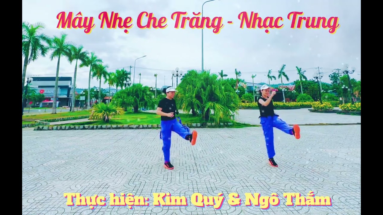 Mây nhẹ che trăng shuffle dance - nhạc Trung - cô Trần Oanh hướng dẫn