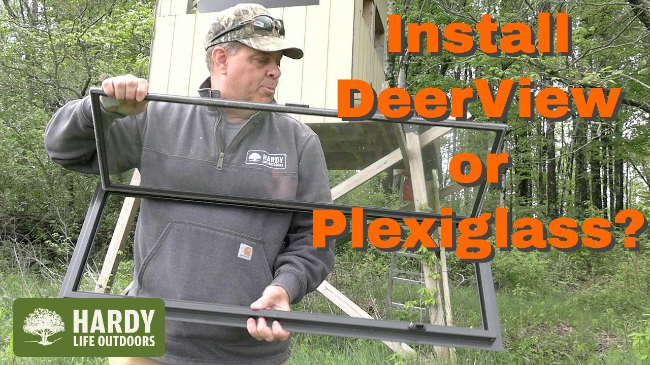 E59: DeerView windows or plexiglass for your deer blind? A quick look at the options