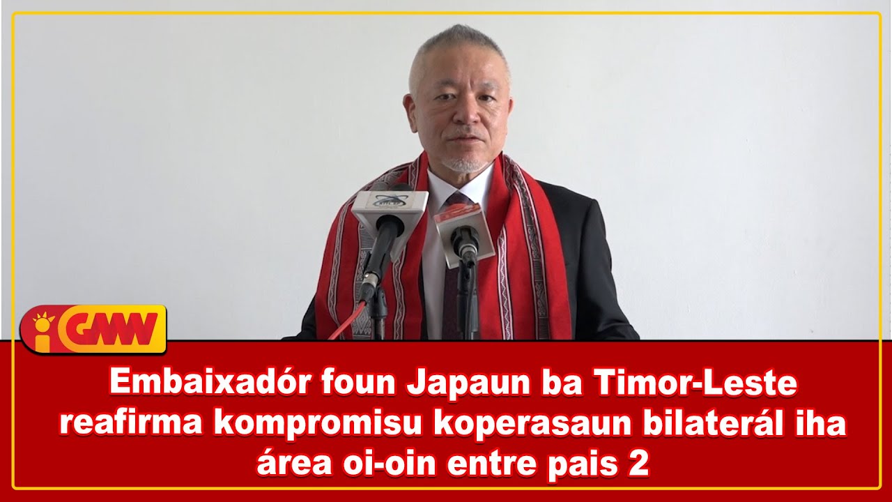 Embaixadór foun Japaun ba TL reafirma kompromisu koperasaun bilaterál iha área oi-oin entre pais 2