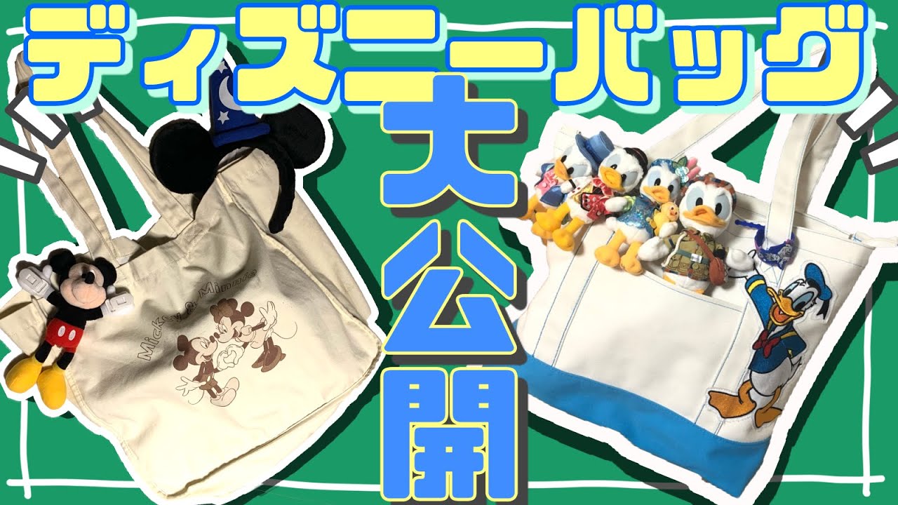 男2人のディズニー用バッグの中身大公開！