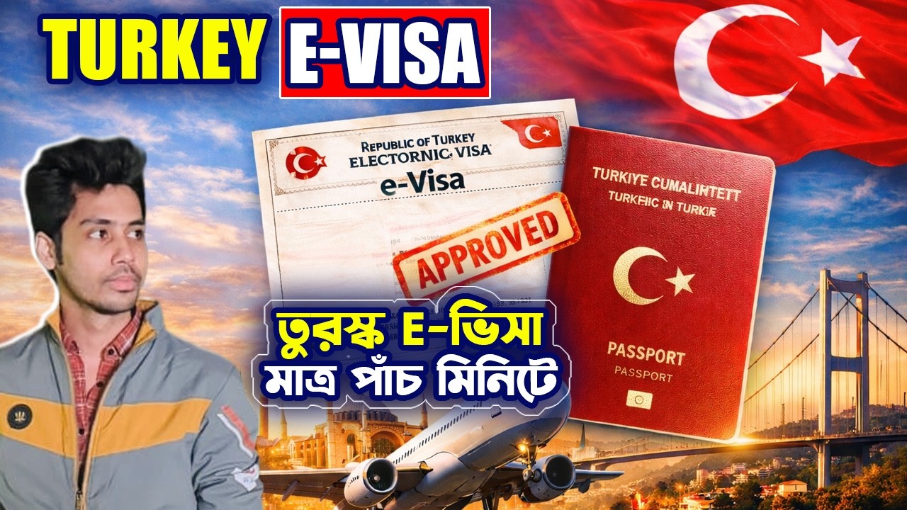 Turkey E-Visa 🇹🇷 | তুর্কি ই-ভিসা | Turkey Travel Series | Fayaz Yasin Fahim
