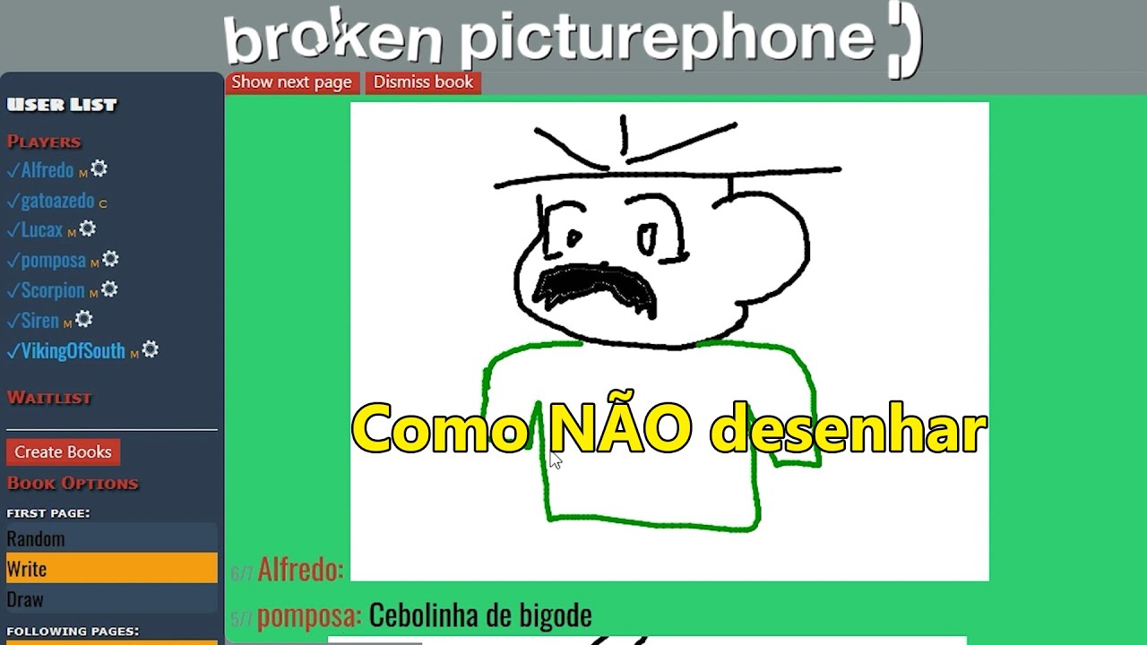 Como NÃO desenhar Broken PicturePhone